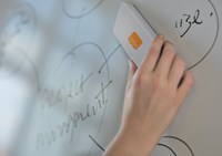 Nobo magnetische bordwisser met microvezel vulling-2