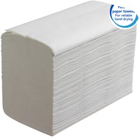 Handdoek Scott Essential Z-vouw 1-laags 20x31,8cm 15x240stuks wit 6669-1