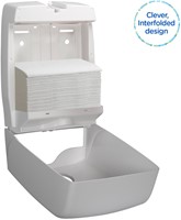Handdoek Kleenex Z-vouw 2-laags 21.5x31.8cm 15x124stuks wit 6778-2