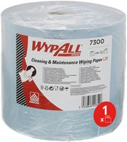 Poetsrol WypAll L20 2-laags 235x190m 500vel blauw 7300