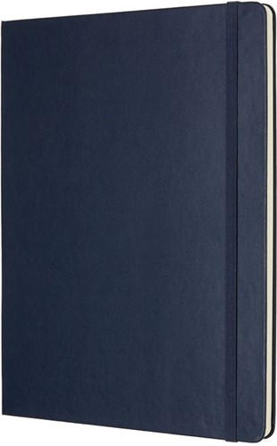 Notitieboek Moleskine XL 190x250mm blanco hard cover sapphire blue-2