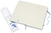 Notitieboek Moleskine large 130x210mm lijn hard cover hydrangea blue-2