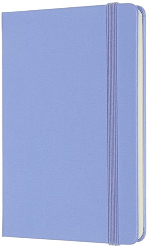 Notitieboek Moleskine pocket 90x140mm blanco hard cover hydrangea blue-2