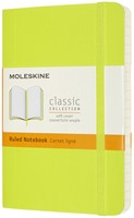 Moleskine notitieboek pocketformaat lijn lemon green Moleskine