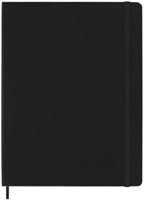 Moleskine notitieboek  19 x 25 cm geruit harde cover 192 blad zwart-1