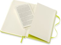 Notitieboek Moleskine pocket 90x140mm blanco hard cover lemon green-1