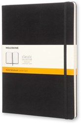 Moleskine notitieboek  19 x 25 cm gelijnd harde cover 192 blad zwart