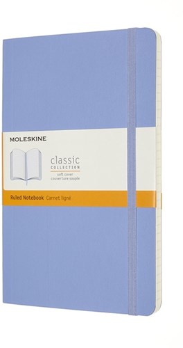 Moleskine notitieboek Large 130x210mm gelinieerd hydrangea blue Moleskine