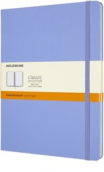 Notitieboek Moleskine XL 190x250mm lijn hard cover hydrangea blue