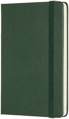 Notitieboek Moleskine pocket 90x140mm blanco hard cover myrtle green-2