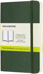 Moleskine Notitieboek Pocketformaat Blanco Myrtle Green Soft Cover