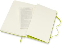 Notitieboek Moleskine large 130x210mm blanco hard cover lemon green-1