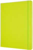 Notitieboek Moleskine XL 190x250mm lijn hard cover lemon green-2
