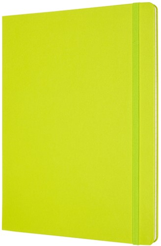 Notitieboek Moleskine XL 190x250mm lijn hard cover lemon green-2