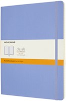 Luxe Notitieboek XL 190x250mm Lijn Hydrangea Blue Moleskine