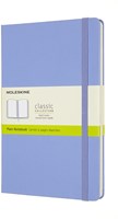 Notitieboek Moleskine large 130x210mm blanco hard cover hydrangea blue