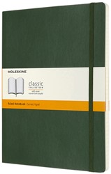 Luxe Notitieboek XL 190x250mm Lijn Myrtle Green Moleskine
