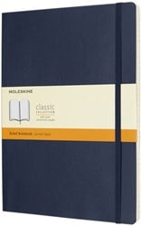 Moleskine Notitieboek XL 190x250mm Lijn Soft Cover Sapphire Blue
