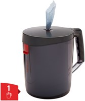 Poetspapierdispenser WypAll L10 Reach draagbare dispenser zwart 6221-1