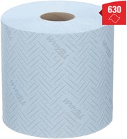 Wypall reinigingsdoeken L10 centerfeed 1-laags pak van 6 rollen blauw-3