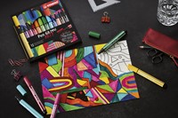 Viltstift STABILO Pen 68 /12 Max Arty assorti etui à 12 stuks-2