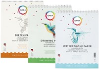 Aquarelblok Qrea A4 20vel 200gr spiraal-2