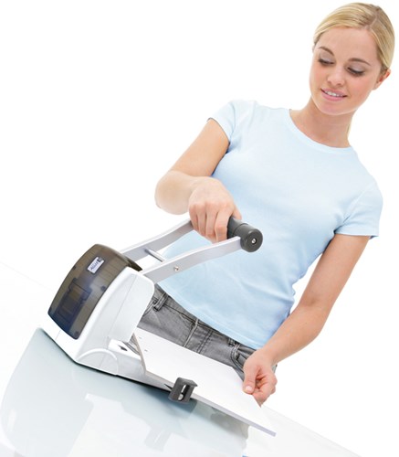 Perforator 2 gaats heavy duty wit antibacterieel Rapesco Germ-Savvy-2