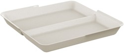 Bord Circulware Circulplate 1100ml 2-vaks herbruikbaar 12 stuks