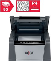 Papiervernietiger Rexel Optimum Auto+ 90X snippers 4x28mm-3