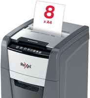 Papiervernietiger Rexel Optimum Auto+ 130X snippers 4x28mm-16