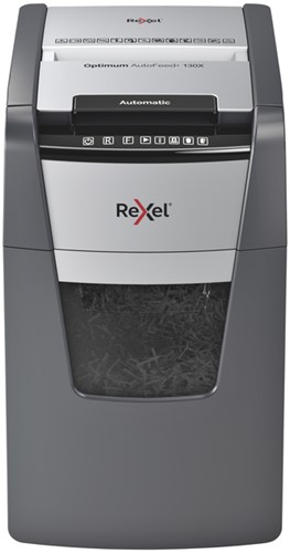 Papiervernietiger Rexel Optimum Auto+ 130X snippers 4x28mm