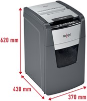 Papiervernietiger Rexel Optimum Auto+ 130X snippers 4x28mm-3