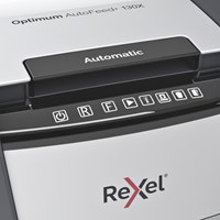 Papiervernietiger Rexel Optimum Auto+ 130X snippers 4x28mm-9