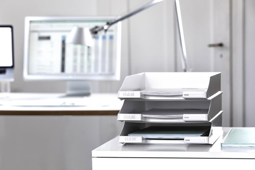 Brievenbak A4 grijs stapelbaar-3