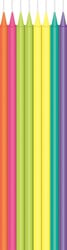 Kaarsjes Haza long bright 15cm 16 stuks assorti