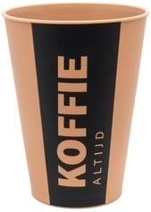 Koffie beker 180ml herbruikbaar Altijd Koffie 20 stuks bruin
