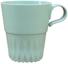 Koffiekopje met oortje IEZZY 180 ml herbruikbaar 10 stuks groen
