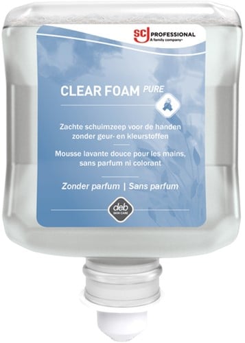 Handzeep SCJ Clear Foam Pure parfumvrij 1liter