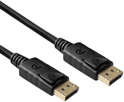 Kabel ACT DisplayPort 1.4 8K M-M 2 meter zwart