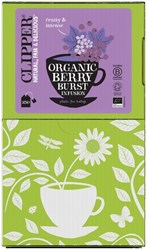 Thee Clipper infusion berry burst bio 250 zakjes