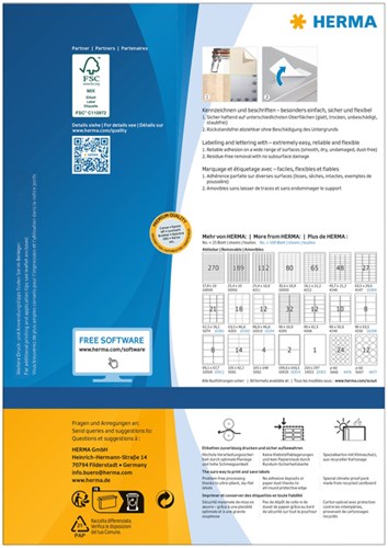 HERMA etiketten 10301 63.5x38.1mm verwijderbaar wit 2100 etiketten-3