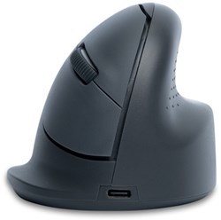 Muis R-Go ergonomische HE Basic wireless rechts M grijs