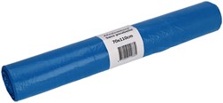 Afvalzak Cleaninq 70x110cm HDPE recycled T25 120L blauw