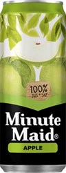 Appelsap Minute Maid sleek blik van 33 cl pak van 24 stuks