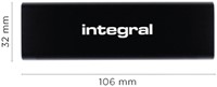 Externe harde schijf 500GB SSD Integral USB-C extern portable 3.2-3
