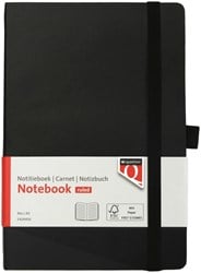 Notitieboek A5 Gelinieerd Zwart Flexibele Kaft Stuk