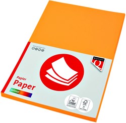 Kopieerpapier Quantore Colour A4 160gr diepgeel 50vel
