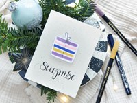 Edding glitter brushpen e-1340 assorti set van 4 stuks-3