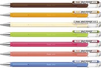 Gelschrijver Pentel K110 0,5mm 0,5mm Mattehop Fun Sweet medium assorti blister à 7 stuks-1