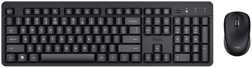 Trust Ody II draadloos stil toetsenbord en muis qwerty